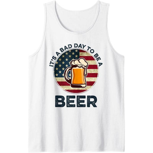 It's a Bad Day To Be A Beer Vintage Tank Top T-Shirts, Hoodie, Sweatshirt | GrindPrints.com