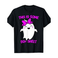 It's a funny man's T-shirt with a "Boo Sheet" Halloween ghost on it. Man's T-shirt Made in USA Hoodie, Sweatshirt