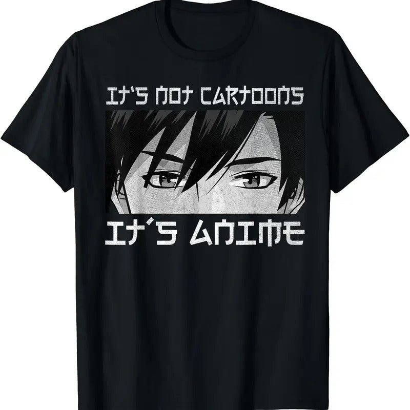 Its Not Cartoons Its Anime Boy Manga Lover Otaku Anime Merch TShirt Hoodie, Sweatshirt | GrindPrints.com