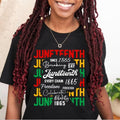 Its The Juneteenth Shirt, 1865 Juneteenth T-Shirt, Free Ish, African American T-Shirt, Black Woman Shirt Hoodie, Sweatshirt