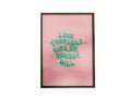 J. Cole Crooked Smile Lyric Print, Love Yourself Poster, Funcky Home Decor, Trendy Hypebeast, Gifts For Women Her Wall...