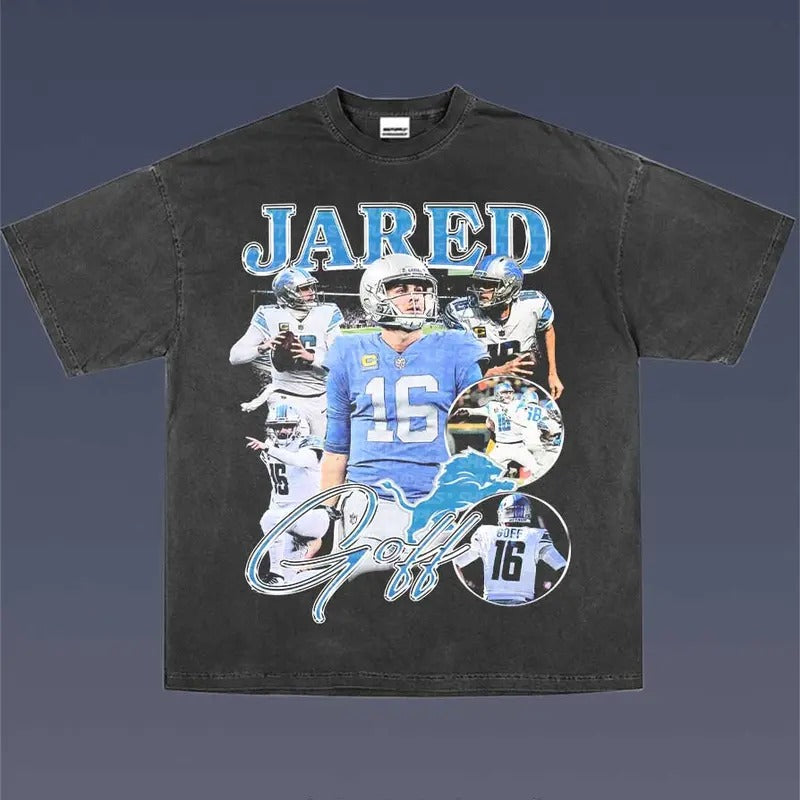 JARED GOFF 1.1 Tee - Soft and Comfortable Shirt - Unisex - Graphic T-Shirt Hoodie, Sweatshirt | GrindPrints.com