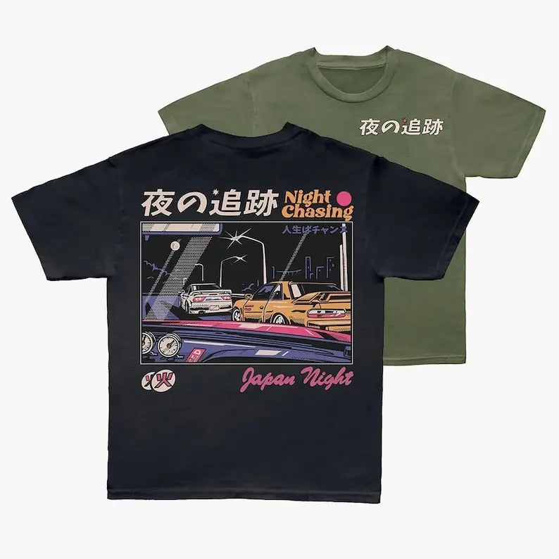 JDM Retro T-Shirt for Men - Premium Cotton Comfort Shirt - Casual Hoodie, Sweatshirt | GrindPrints.com