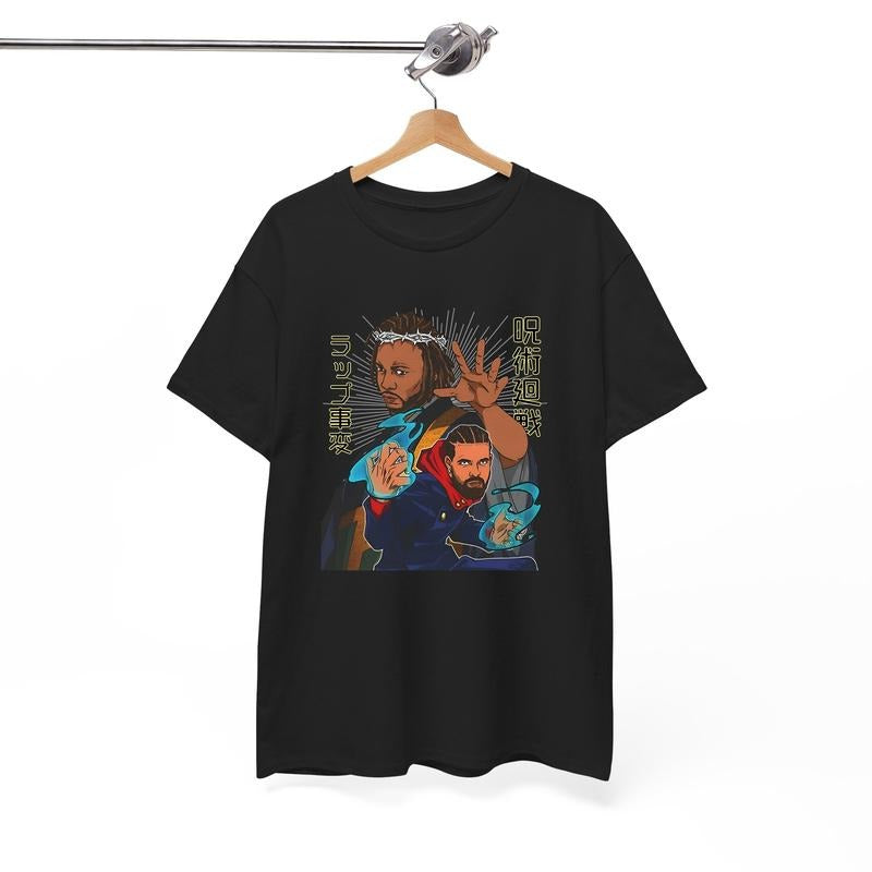 JJK x Kendrick x Drake T-Shirt, Sweatshirt, Hoodie | GrindPrints.com