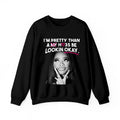 JT Okay Black Sweatshirt for Men, Casual Crewneck Pullover T-Shirts, Hoodie | GrindPrints.com
