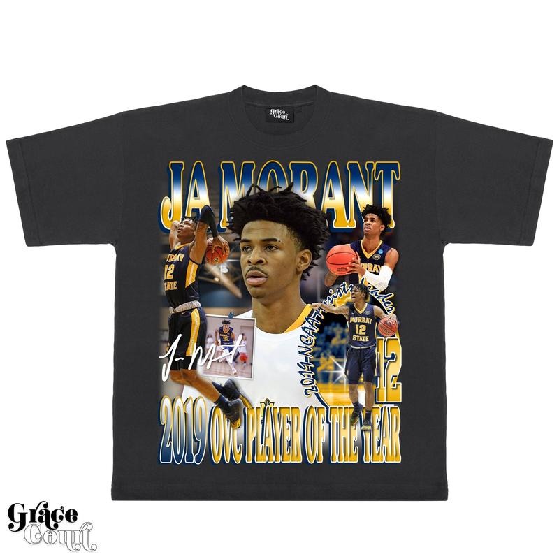 Ja Morant Tee | Vintage Tee Graphic T-Shirt Sweatshirt Hoodie | Sport Tee - Gift For Fan | GrindPrints.com