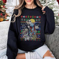 Jack And Sally The Nightmare Before Christmas Ugly Sweatshirt, Vintage Christmas Movie Shirt, Jack Sally Oogie Boogie...