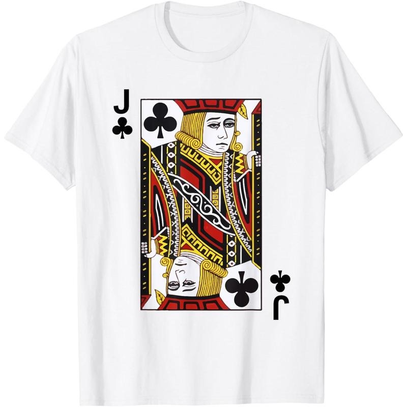 Jack of Clubs Tshirt Blackjack Cards Poker 21 J Tee shirt T-Shirt made in usa Hoodie, Sweatshirt | GrindPrints.com