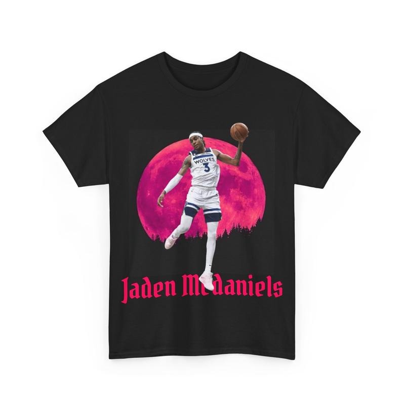 Jaden Mcdaniels Minnesota Basketball Playoffs 2025 T-Shirt, Gift For Fan Hoodie, Sweatshirt | GrindPrints.com