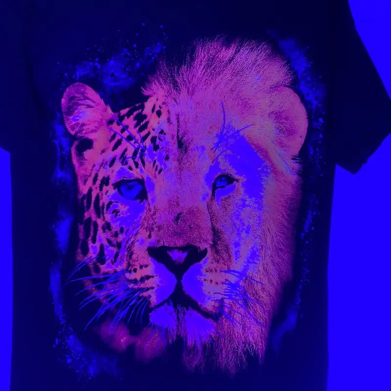 Jaguar and Lion T-shirts Cotton Cotton Black Menswear Hoodie, Sweatshirt | GrindPrints.com