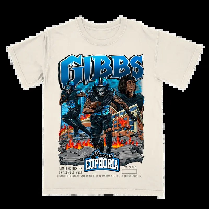 Jahmyr Gibbs V2 Tee Hoodie, Sweatshirt | GrindPrints.com