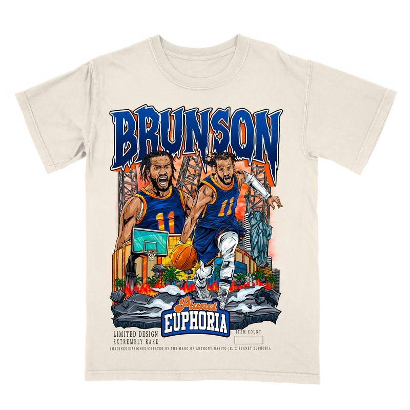 Jalen Brunson V3 Tee Hoodie, Sweatshirt | GrindPrints.com