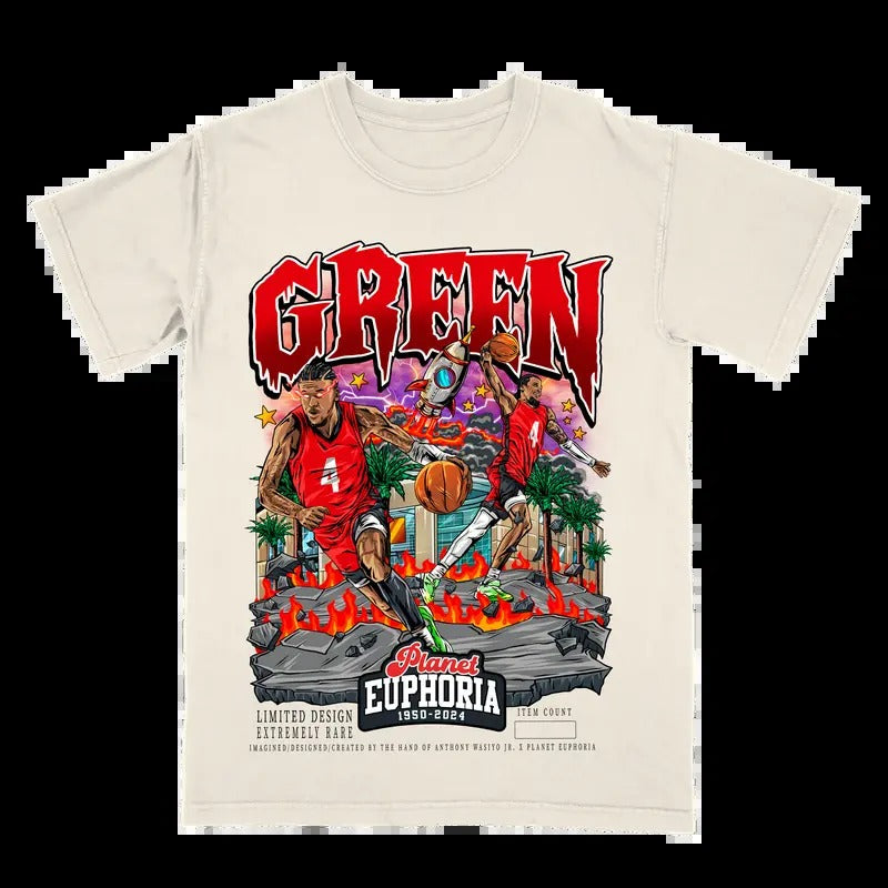 Jalen Green Tee Hoodie, Sweatshirt | GrindPrints.com