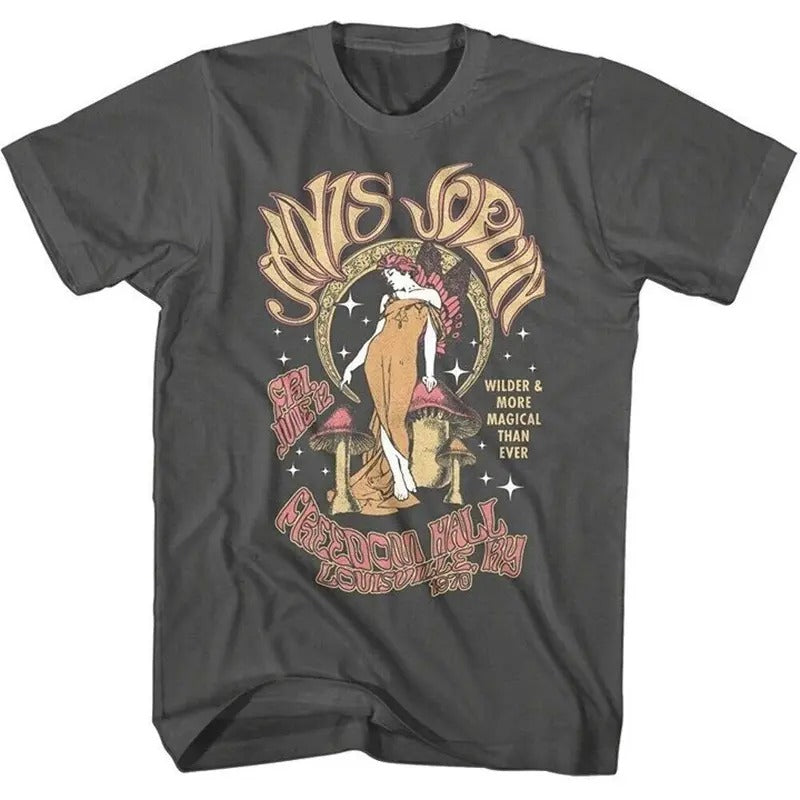 Janis Joplin Magical Than Ever Men's T Shirt Unisex Full Size Menswear Top Hoodie, Sweatshirt | GrindPrints.com
