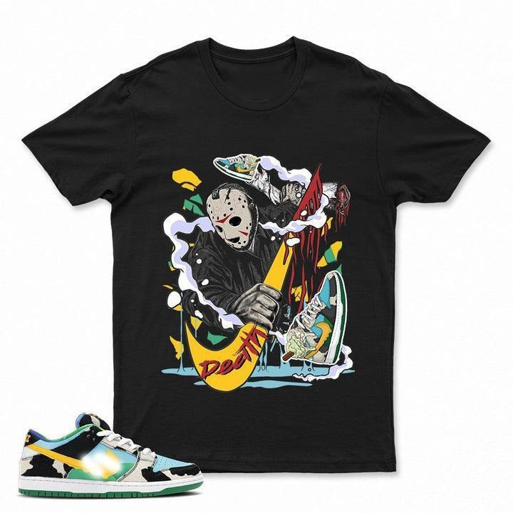 Jason Voorhees Halloween Black T-Shirt Match SB D.u.n.k Chunky Dunky Hoodie, Sweatshirt | GrindPrints.com