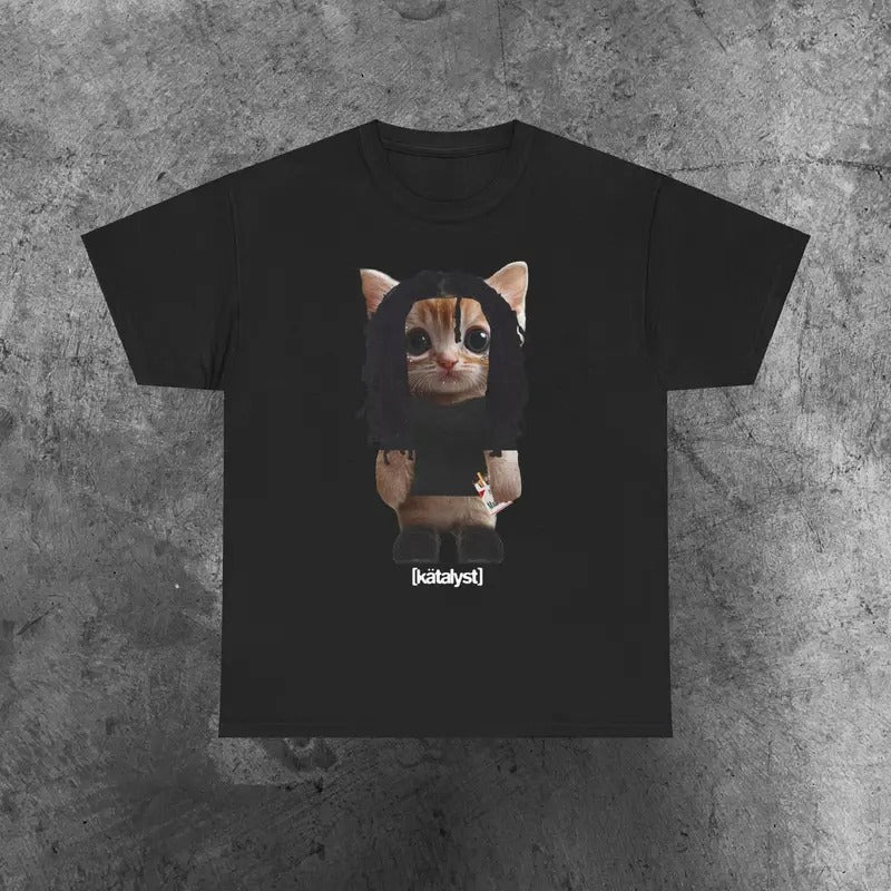 Jaydes Kitty Shirt Casual Classic Hoodie, Sweatshirt | GrindPrints.com