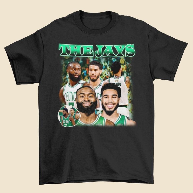 Jayson Tatum & Jaylen Brown T-Shirt, The Jays Vintage T-Shirt, Gift For Fan Hoodie, Sweatshirt | GrindPrints.com