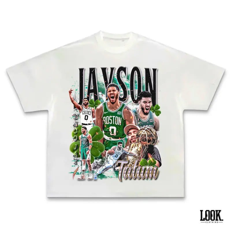Jayson Tatum Graphic Tee | Vintage Tee Graphic T-Shirt Sweatshirt Hoodie | Sport Tee - Gift For Fan | GrindPrints.com