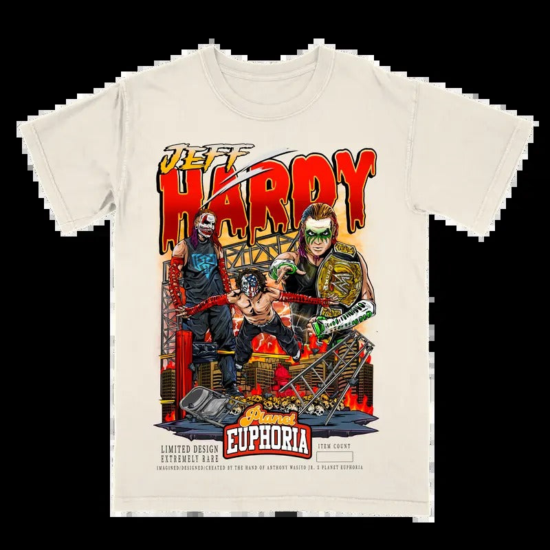 Jeff Hardy Tee Gift For Fan - Men's Casual T-shirt - Menswear Hoodie, Sweatshirt | GrindPrints.com
