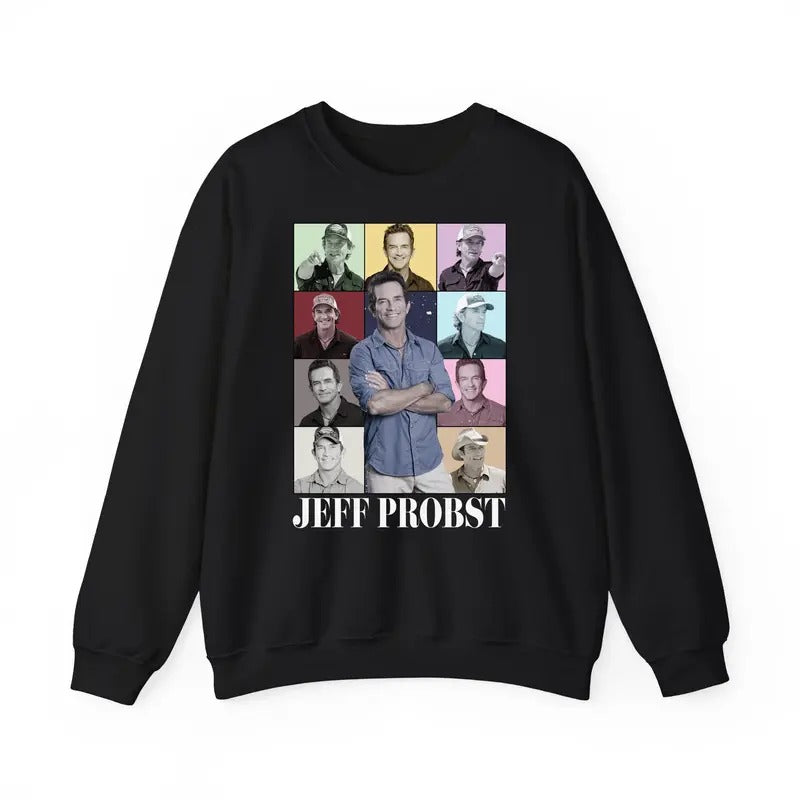 Jeff Probst Eras Shirt Fans Limited Jeff Probst Shirt Homage Jeff Probst Presenter Jeff Probst Vintage Shirt Television Presenter Jeff Probst Tv Show T-Shirts, Hoodie, Sweatshirt