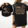 Jelly R0ll I Am Not Okay Two-sided Shirt for Fans, Unisex Crewneck Tour Tee Hoodie, Sweatshirt | GrindPrints.com