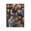 Jensen Ackles Velveteen Plush Blanket, Dean Winchester Supernatural Ultra Soft Blanket For Movie Fan, Cozy Blanket for...
