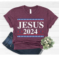 Jesus 2024 Vote Shirt, Jesus 2024 Sweatshirt, Political T-shirts, Unisex Jesus Lover Shirt, Trendy Christian  T-shirt,...