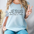 Jesus Fix It Tee Pure Cotton Casual Street Style Crew Neck Short Sleeve T-Shirt Tops Trendy For Women For Men Hoodie,...