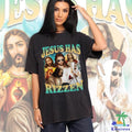 Jesus Has Rizzen Shirt,He Is Rizzin' Shirt, Funny Easter Tshirt, Retro Christian Religious Tee Hoodie, Sweatshirt