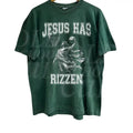 Jesus Has Rizzen Vintage Graphic 90s Shirt, Funny Jesus Shirt, Christian Easter Shirt, Humor Easter Shirt, Easter Gift,...