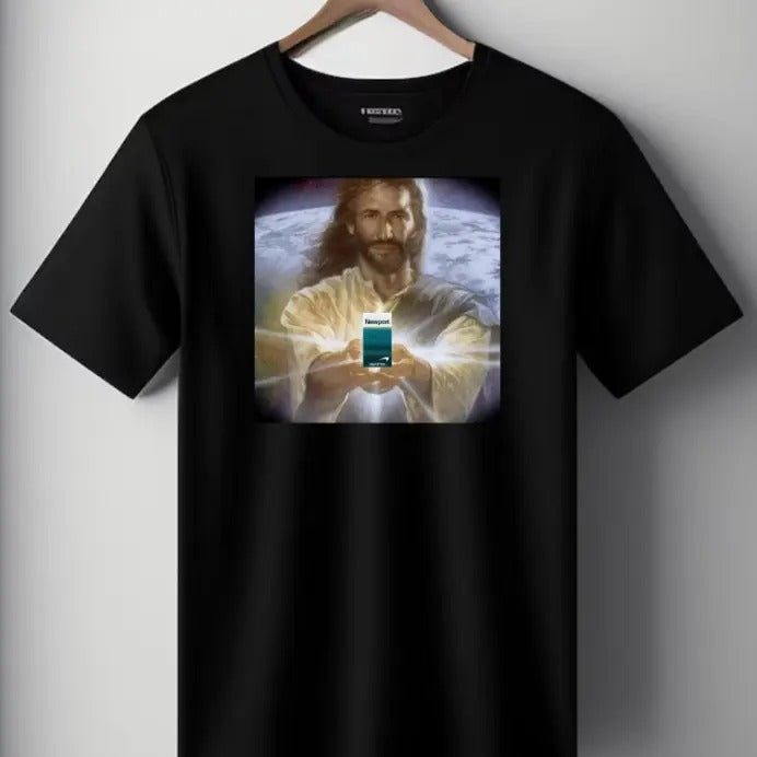 Jesus Holding  | Newport | Funny Meme T-Shirt | Oddly Specific Shirt | Weird Shirt Hoodie, Sweatshirt | GrindPrints.com