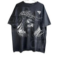 Jesus Holding Cross Vintage 90s Shirt Retro Faith Jesus Shirt Retro Halftone Bible Be Light Cotton Menswear Top T-Shirts, Hoodie, Sweatshirt