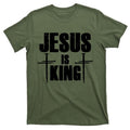 Jesus Is King 3 Nails Cross Christian T-Shirt for Men