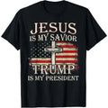 Jesus Is My Savior Trump Is My President American Flag Made USAstyle{N002}2 T-Shirts, Hoodie, Sweatshirt