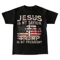 Jesus Is My Savior Trump Is My President T-shirt, American Flag Tshirt, Donald Trump Tshirt, America, Freedom, Trump 2024...