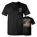 Jesus Is My Savior Trump Is My President T-shirt, Patriotic Christian Shirts, Religious Political Statement Tee, American...
