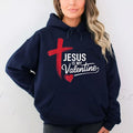 Jesus Is My Valentine Hoodie Casual Street Style Fleece Fabric Pullover Sweatshirt Tops for Women for Men, Perfect Gift...