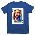 Jesus King Of Hearts Kings Of Kings Christian Catholic Playing Cards Christ Faith T-Shirt Hoodie, Sweatshirt