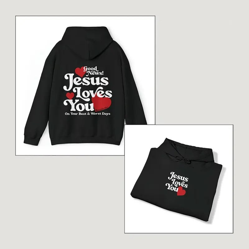 Jesus Loves You Christian Mental Health Preppy Faith Y2K Christian Clothes Catholic Spread Kindness T-Shirts, Hoodie, Sweatshirt