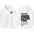 Jesus Loves You Christian T-Shirt - Bible Verse John 316, Faith Graphic Tee, Unisex, Soft Cotton, Streetwear Style,...