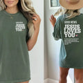 Jesus Loves You Front And Back Print Shirt Vintage Shirt John 3 16 Shirt Good News Retro Shirt Jesus T-shirt Bible Tee...