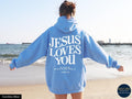 Jesus Loves You Hoodie Christian Hoodie Christian Sweatshirt Jesus Hoodie Trendy Hoodie Bible Verse Shirt Aesthetic...