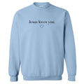 Jesus Loves You Sweatshirt 'NLB' T-Shirts, Hoodie | GrindPrints.com