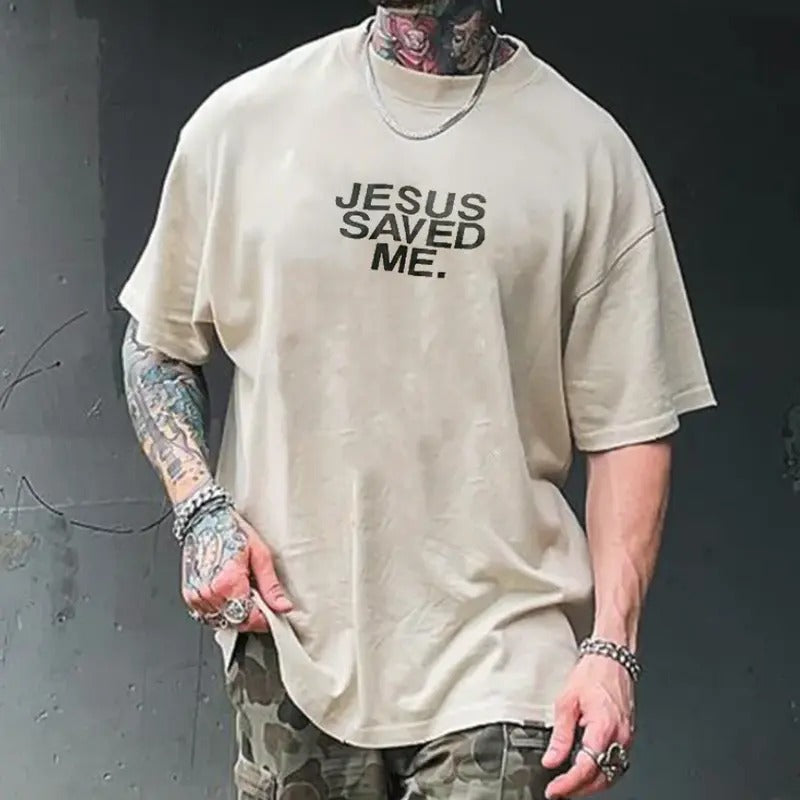Jesus Save Me Crew T-shirt Menswear Top Tshirt Streetwear Hoodie, Sweatshirt | GrindPrints.com