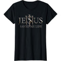 Jesus Saved My Life Christian Religious Believer Men Women T-Shirt Made in USA Hoodie, Sweatshirt | GrindPrints.com