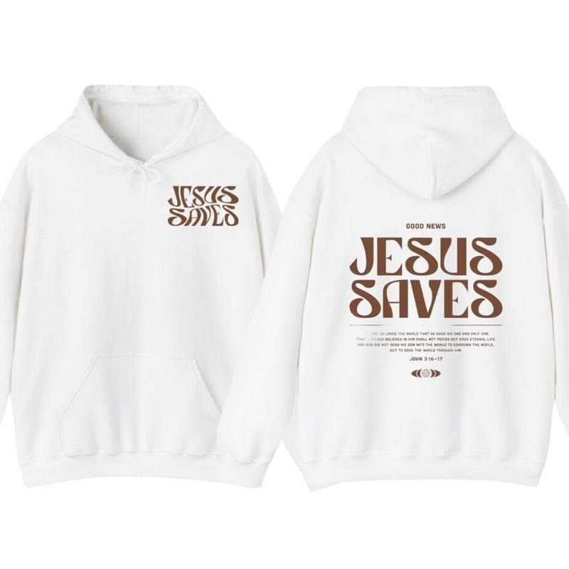 Jesus Saves Christian Washed T-Shirt, Hoodie Trendy Christian Shirt Sweatshirt | GrindPrints.com