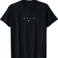 Jesus Saves Shirt - Cross Subtle Christian Minimal Religious Faith T-Shirt Hoodie, Sweatshirt | GrindPrints.com