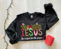 Jesus The Reason For The Season Sweatshirt, Faith Christmas Sweatshirt, Jesus Christmas Sweatshirt, Christmas Sweatshirt,...