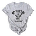 Jesus The Ultimate Deadlifter Shirt, Funny Easter T Shirts, Adults Women Men Ladies Tshirt, Christian Catholic Faith,...