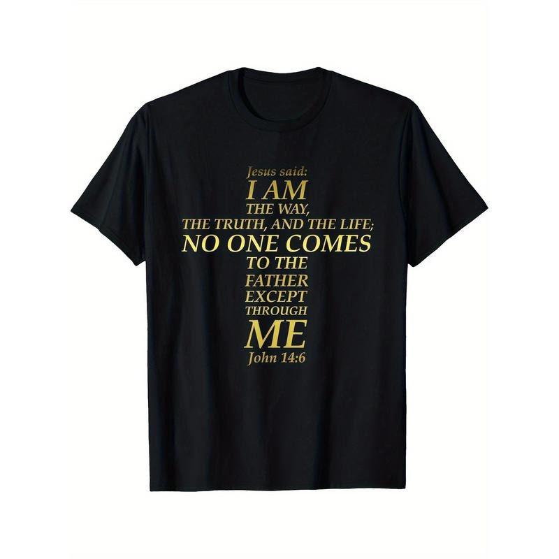 Jesus Way Truth Life Verse Scripture John 14:6 T-Shirt, Men's T-Shirt made in usa Hoodie, Sweatshirt | GrindPrints.com